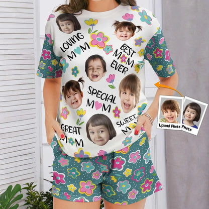 Mother - Best Mom Ever - Personalized Photo Pajamas (LH) Pajamas The Next Custom Gift