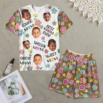 Mother - Best Mom Ever - Personalized Photo Pajamas (LH) Pajamas The Next Custom Gift