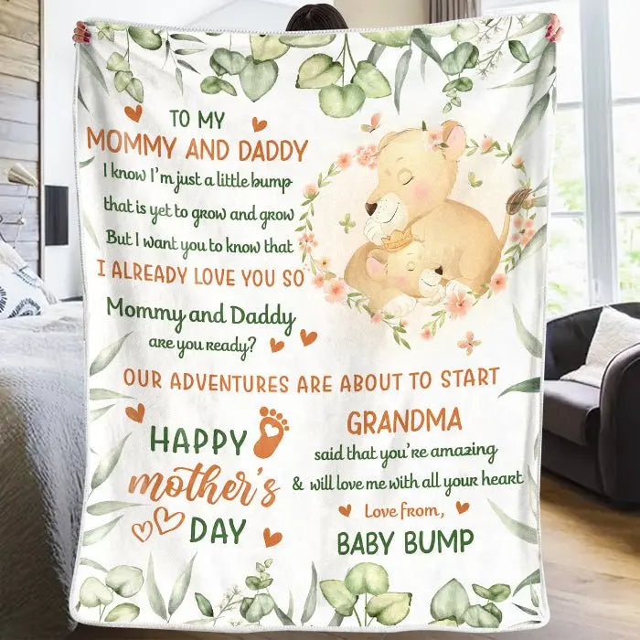 Mother - I Already Love You - Personalized Blanket Blanket The Next Custom Gift