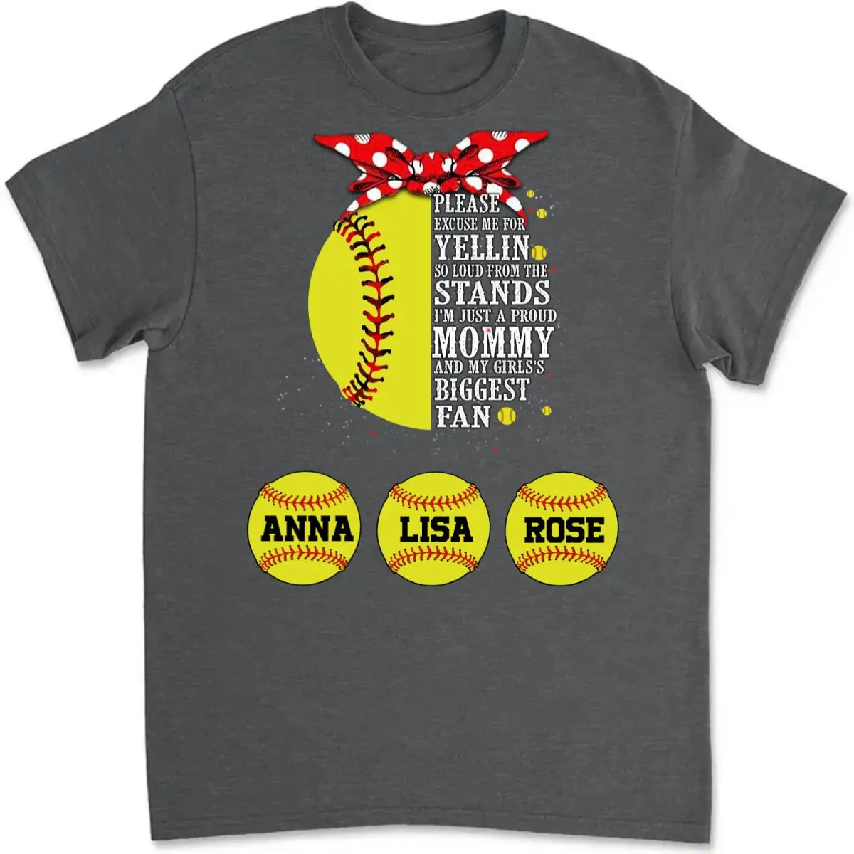 Mother - I'm Just A Proud Mama And My Son's Biggest Fan - Personalized Shirt (HL) T-shirt The Next Custom Gift