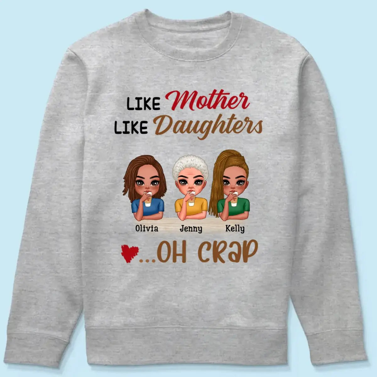 Mother - Like Mother Like Daughter - Personalized Shirt (VT) Shirts & Tops The Next Custom Gift