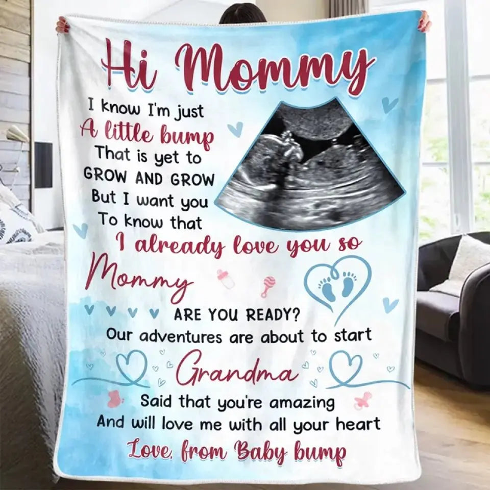 Mother - Our Adventures Are About To Start - Personalized Blanket (HJ) Blanket The Next Custom Gift