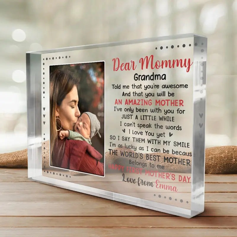 Mother - The World's Best Mother - Personalized Acrylic Plaque Plaque The Next Custom Gift