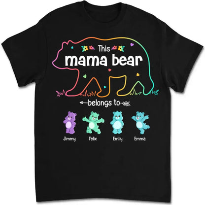 Mother - This Mama Bear Belongs To - Personalized T Shirt T-shirt The Next Custom Gift