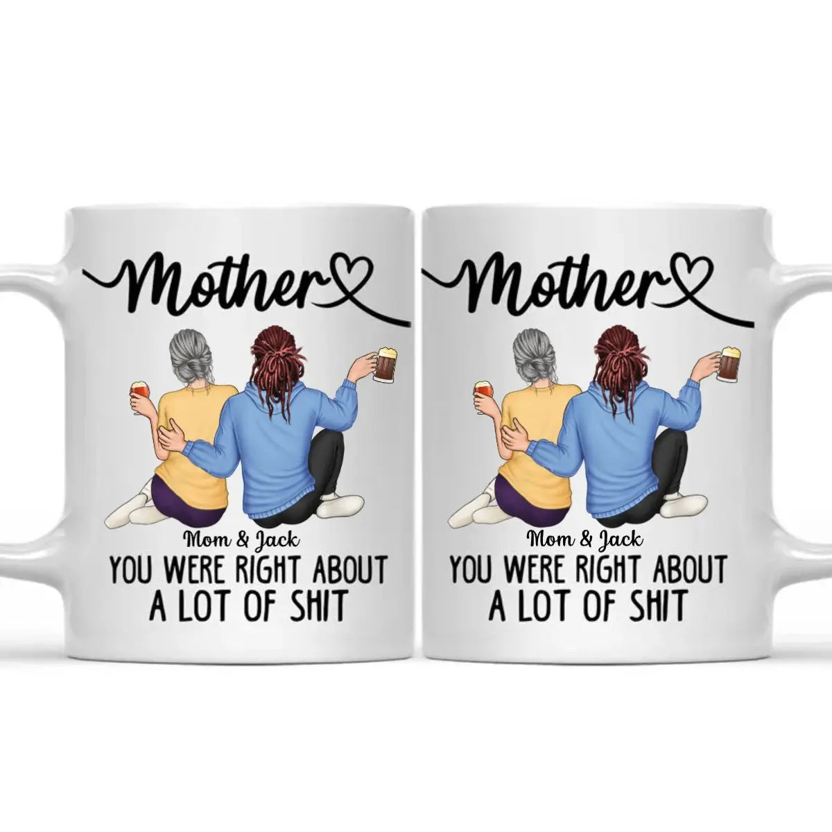 Mother - You Were Right - Personalized Mug (TL) mug The Next Custom Gift