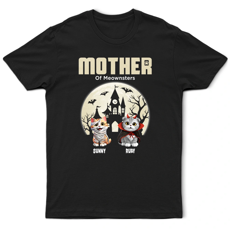 Mother Of Little Meowsters - Personalized T Shirt