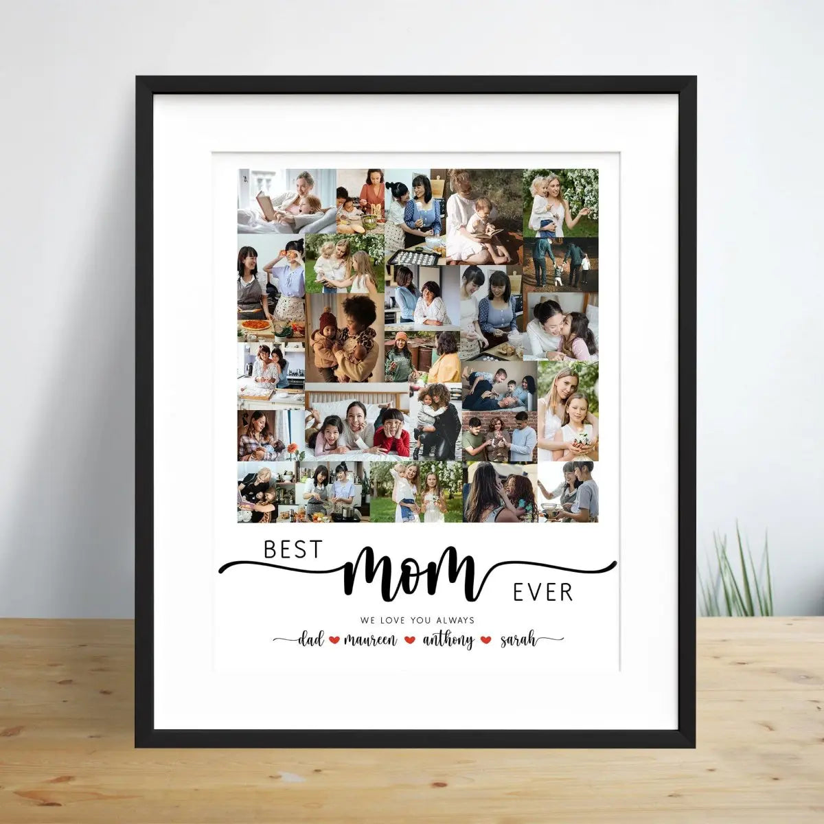 Mother's Day - Custom Photo Best Mama Ever Family - Personalized Picture Frame Picture Frame The Next Custom Gift