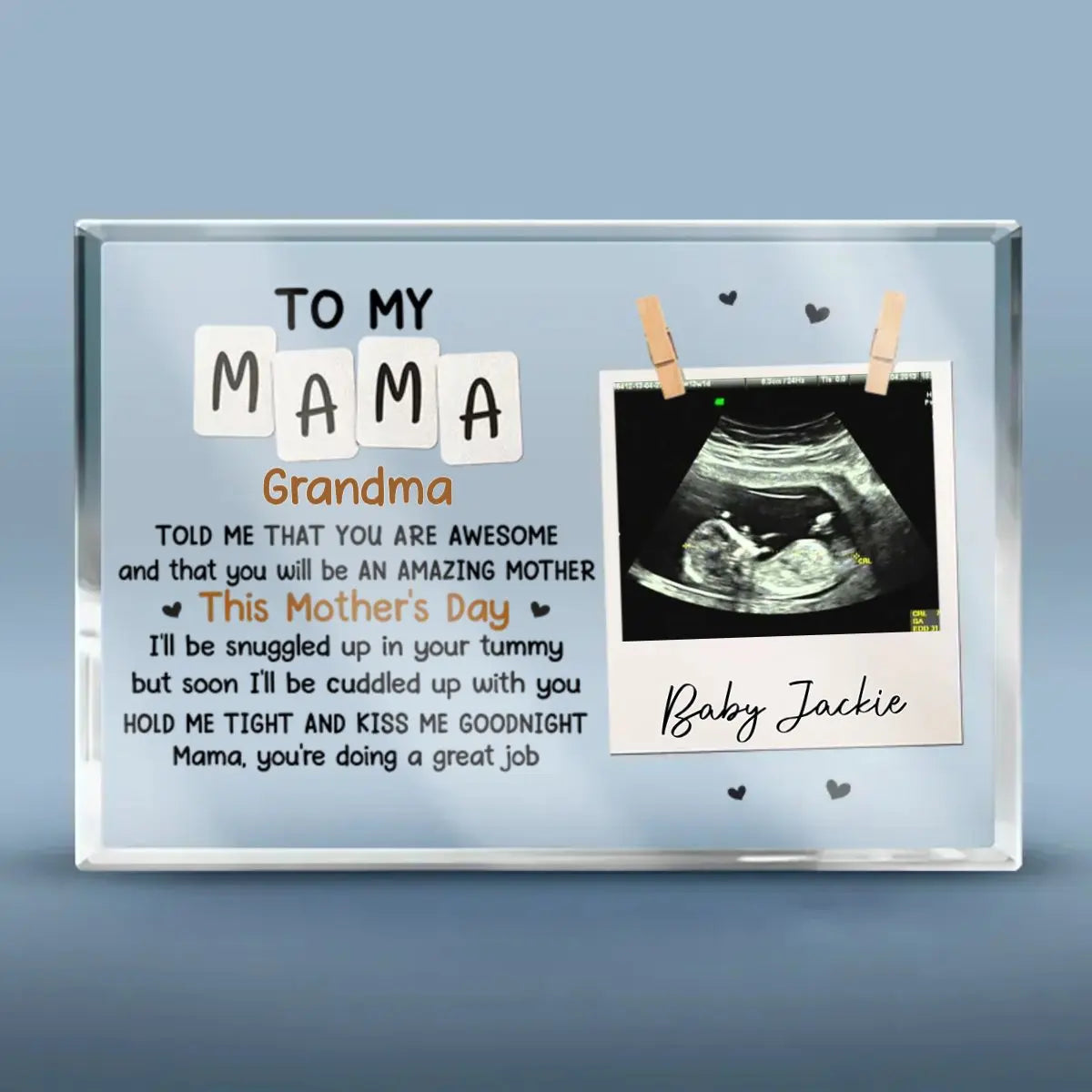 Mother's Day - Custom Photo You Will Be An Amazing Mother - Personalized Acrylic Plaque