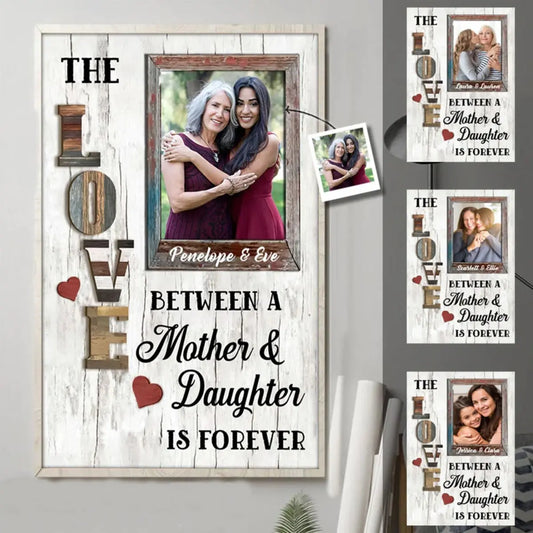 Mother's Day - The Love Between Mother And Daughter Gift For Mom - Personalized Canvas Canvas The Next Custom Gift