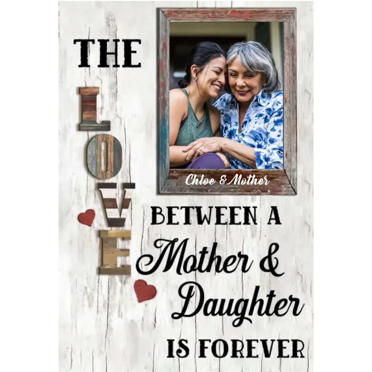 Mother's Day - The Love Between Mother And Daughter Gift For Mom - Personalized Canvas Canvas The Next Custom Gift