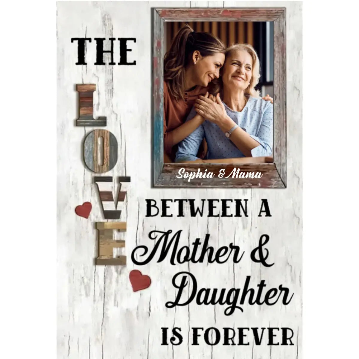 Mother's Day - The Love Between Mother And Daughter Gift For Mom - Personalized Canvas Canvas The Next Custom Gift