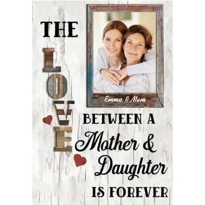 Mother's Day - The Love Between Mother And Daughter Gift For Mom - Personalized Canvas Canvas The Next Custom Gift