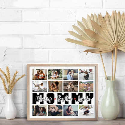 Mother's Day- We Love You Mommy - Personalized Photo Picture Frame Picture Frame The Next Custom Gift