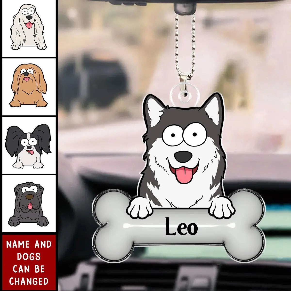 My Dog Ornament - Personalized Car Ornament - Gift For Dog Owner, Dog Lover Car Ornament The Next Custom Gift