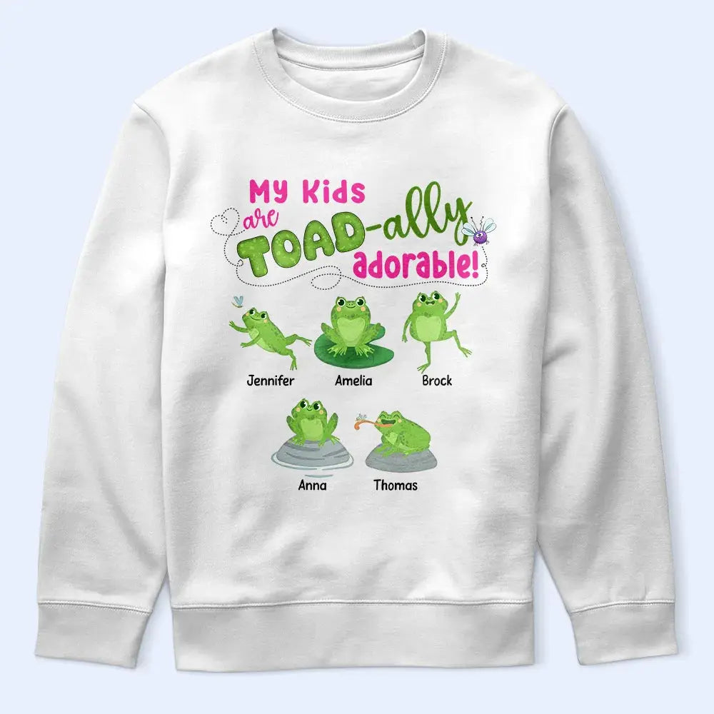 My Grandkids Are Toad-Ally Adorable - Personalized T Shirt Shirts & Tops The Next Custom Gift