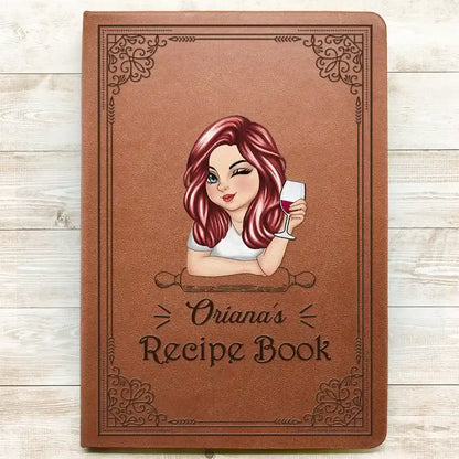 My Leather Recipe Cookbook - Personalized Leather Journal Leather Journal The Next Custom Gift