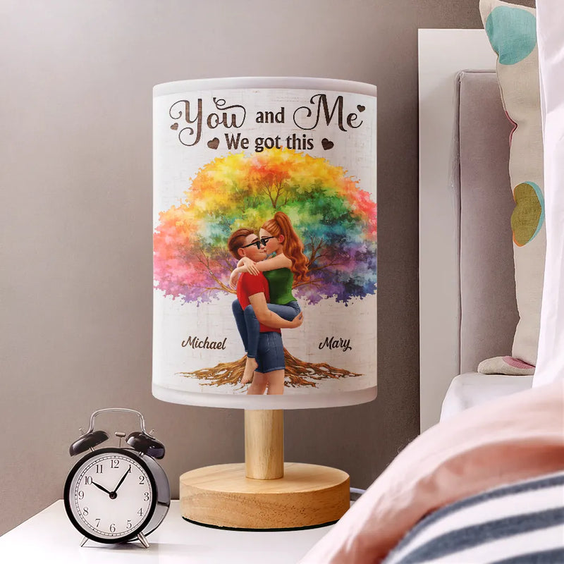 My Favorite Place In All The World - Personalized Fabric Lamp