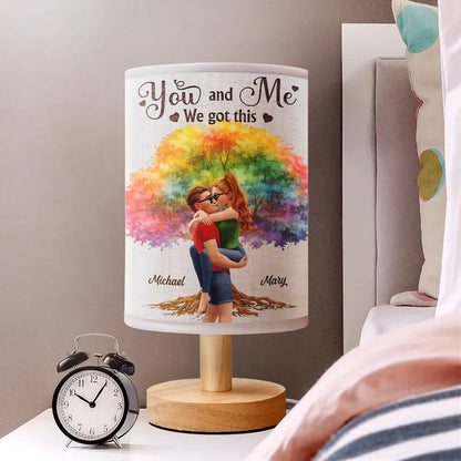 My Favorite Place In All The World - Personalized Fabric Lamp