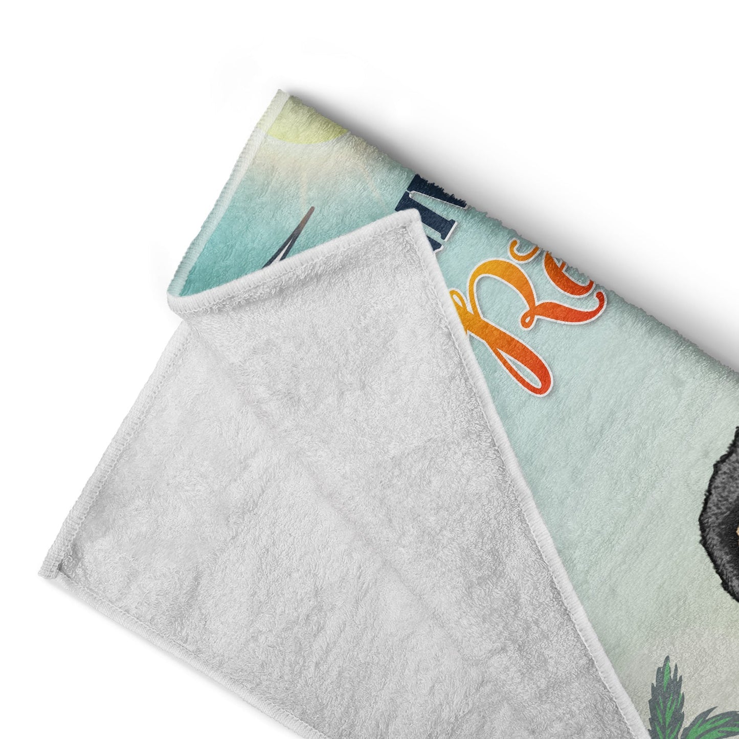 I Don't Want To I Don't Have To I'm Retired - Birthday, Retirement Gift For Yourself, Men, Women, Dad, Mom, Grandpa, Grandma, BFF Best Friends, Colleagues - Personalized Custom Beach Towel