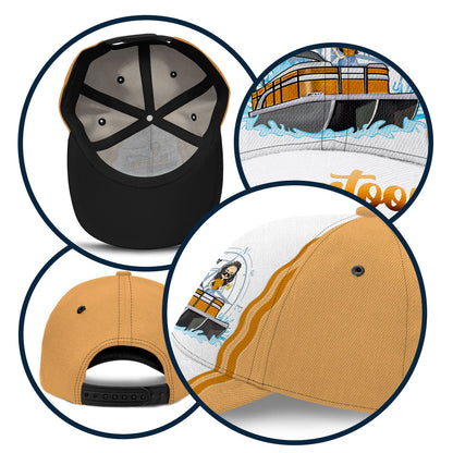 Boating Pontoon Queen Tritoon Queen - Gift For Pontooning Lovers, Lake Lovers, Travelers - Personalized Classic Cap