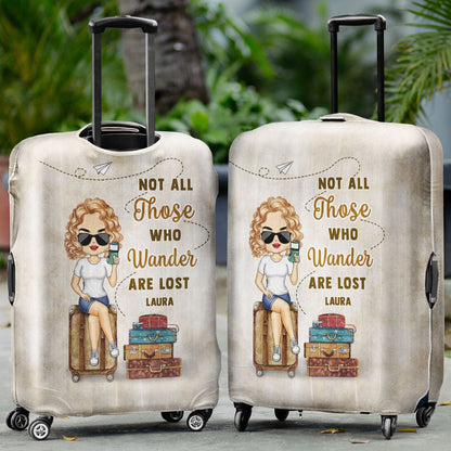 It's On My List - Gift For Traveling Lovers, Vacation Lovers, Travelers, Him, Her - Personalized Luggage Cover