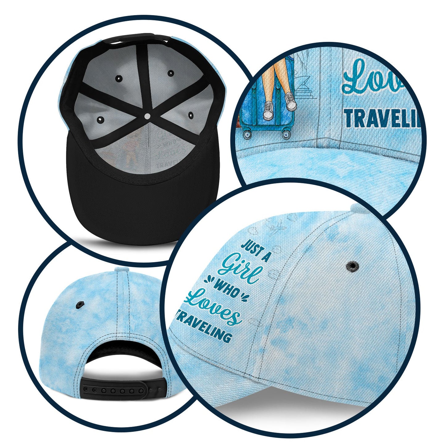 It's On My List - Gift For Traveling Lovers, Vacation Lovers, Travelers, Him, Her - Personalized Classic Cap