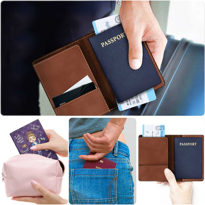 Travel Is My Therapy - Gift For Travellers, Travelling Lovers, Him, Her - Personalized Passport Cover, Passport Holder
