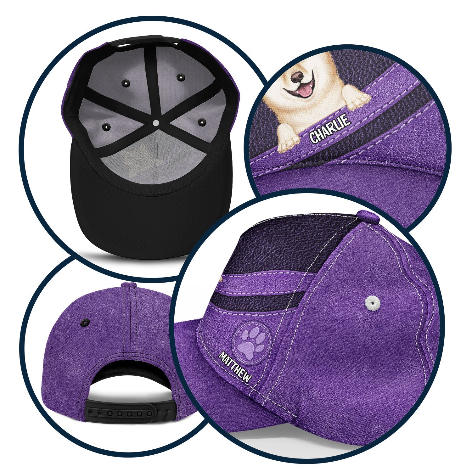 Dog Dad Dog Mom - Personalized Classic Cap