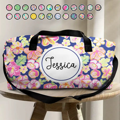 Tropical Summer Vibes - Personalized Duffle Bag