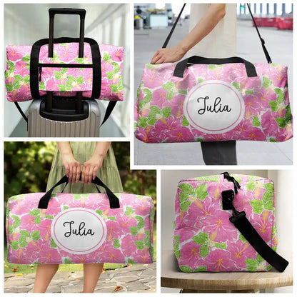 Tropical Summer Vibes - Personalized Duffle Bag