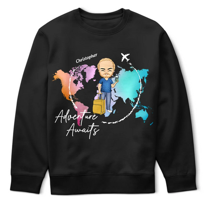 Adventure Awaits - Personalized T Shirt