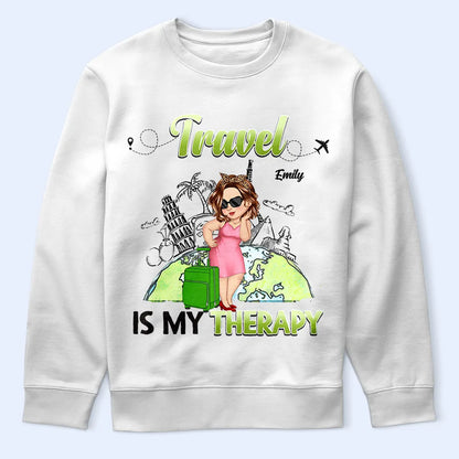 Travel Queen It's On My List - Personalized T Shirt