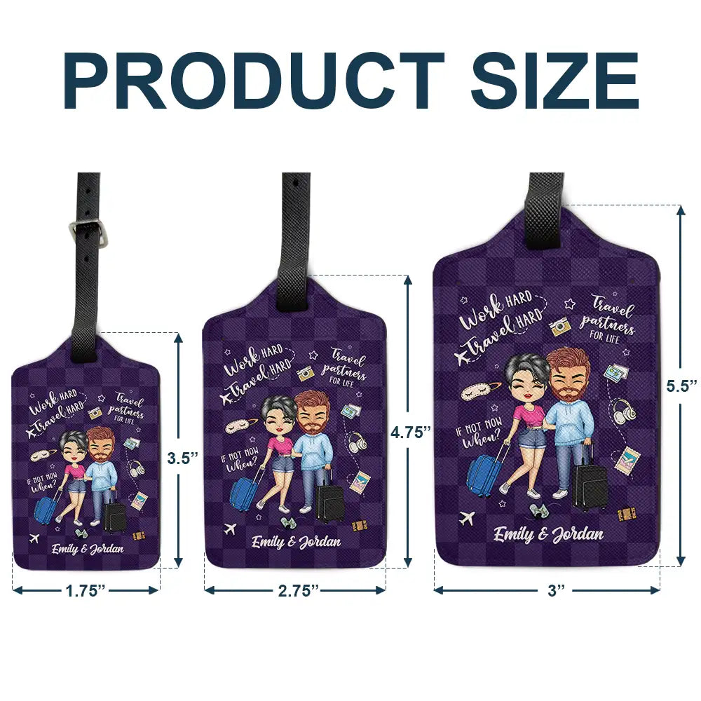 Travel Partners For Life - Personalized Luggage Tag