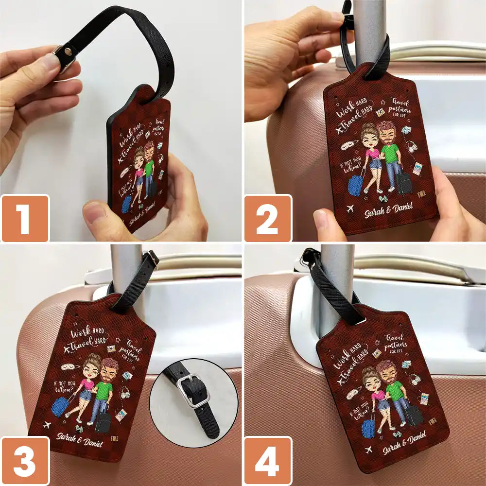 Travel Partners For Life - Personalized Luggage Tag