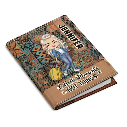 Travel Is My Therapy Tribal Pattern - Personalized Passport Cover, Passport Holder