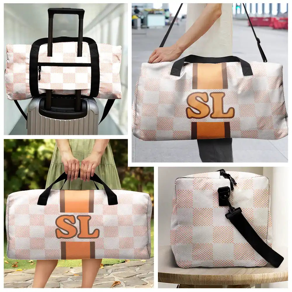 Monogram Name - Personalized Duffle Bag