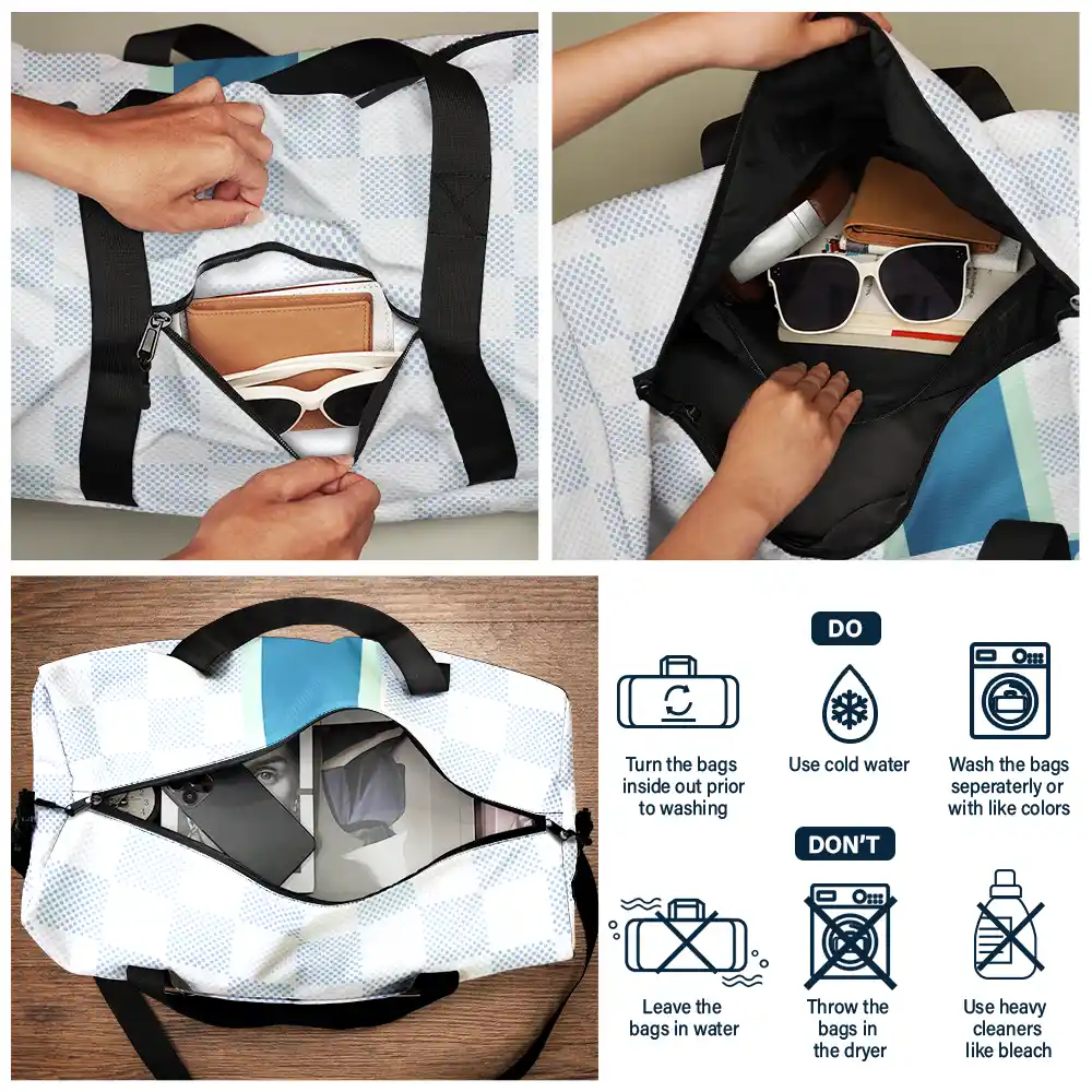 Monogram Name - Personalized Duffle Bag