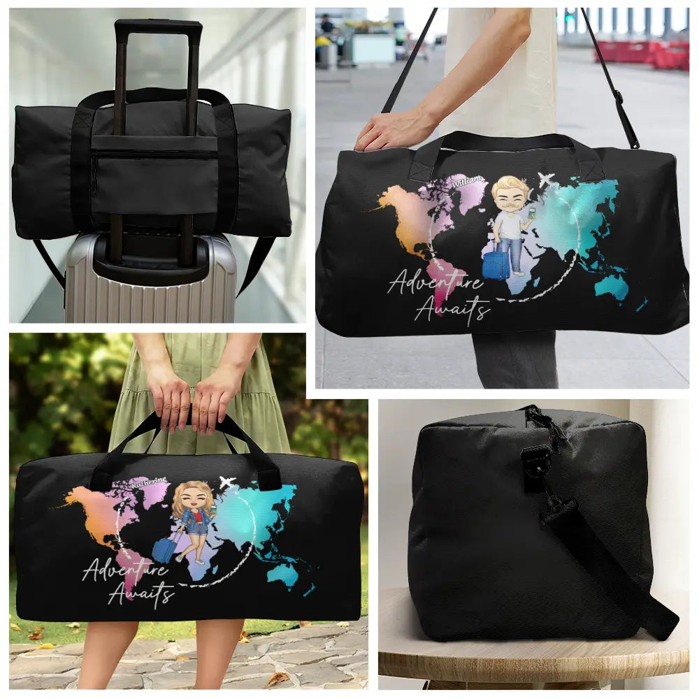 Adventure Awaits - Personalized Duffle Bag