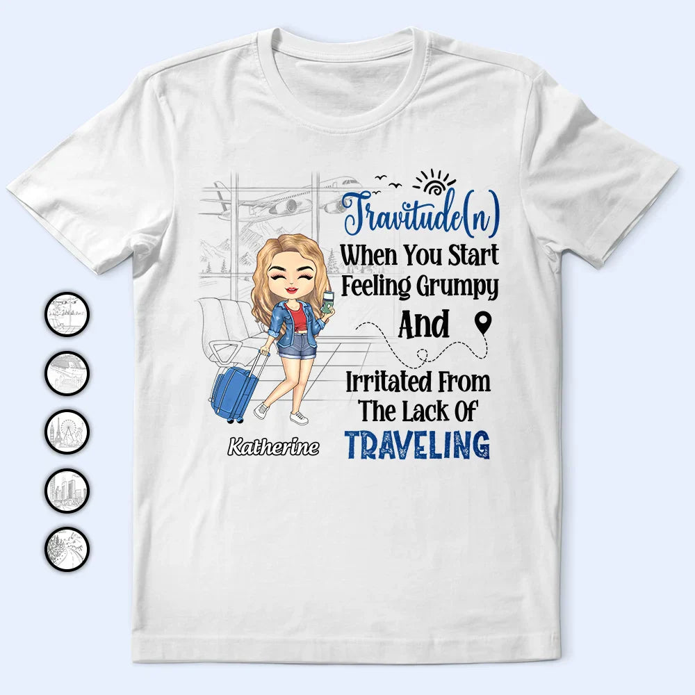 Travitude Travel Lovers - Personalized T Shirt