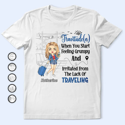 Travitude Travel Lovers - Personalized T Shirt
