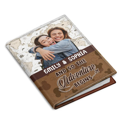 Custom Photo Adventure Awaits - Personalized Passport Cover, Passport Holder