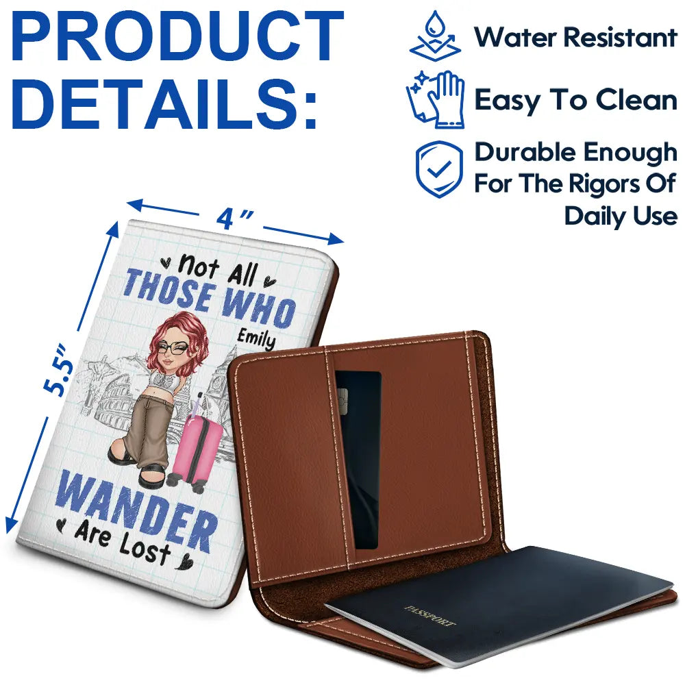 I Am A Travelholic And I Regret Nothing - Personalized Passport Cover, Passport Holder