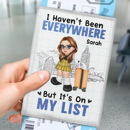 I Am A Travelholic And I Regret Nothing - Personalized Passport Cover, Passport Holder