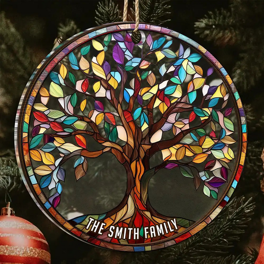 Family Tree Of Life - Personalized Acrylic Ornament