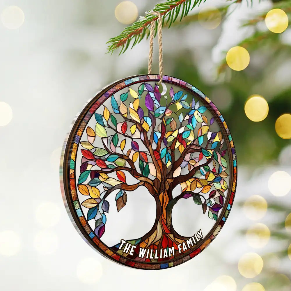 Family Tree Of Life - Personalized Acrylic Ornament