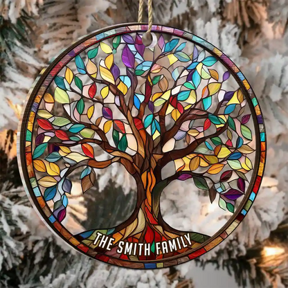 Family Tree Of Life - Personalized Acrylic Ornament