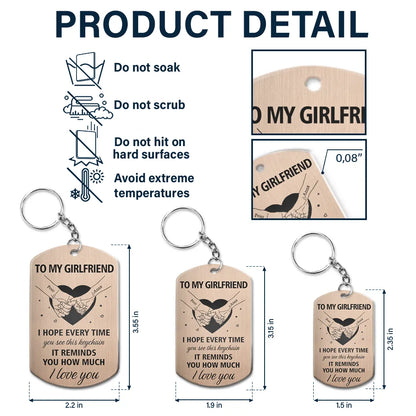 Couple Holding Hands You Are My Heart My Soul My Treasure - Personalized Aluminum Keychain