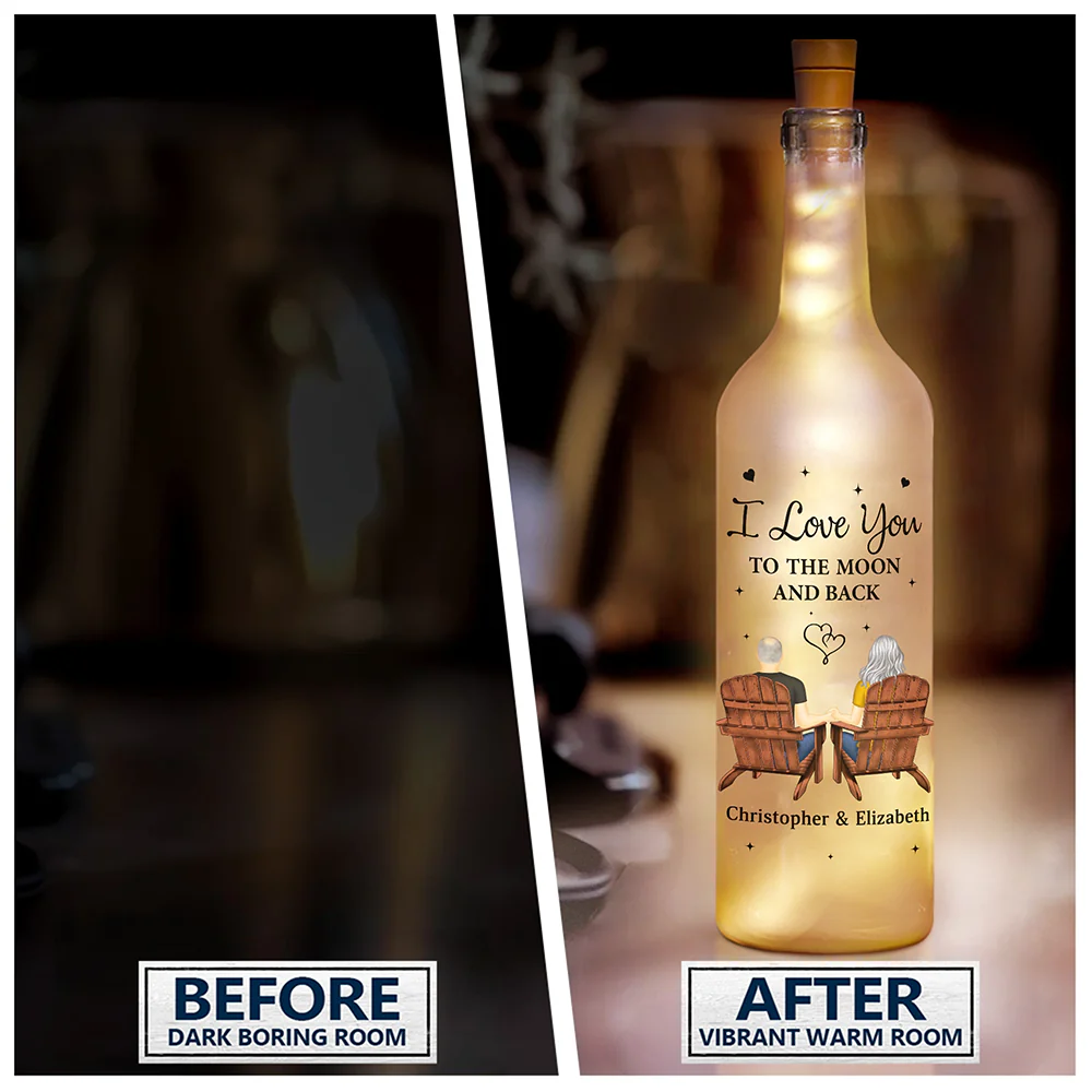 You & Me We Got This - Personalized Bottle Light