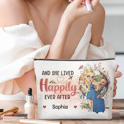 Travel The World - Personalized Cosmetic Bag