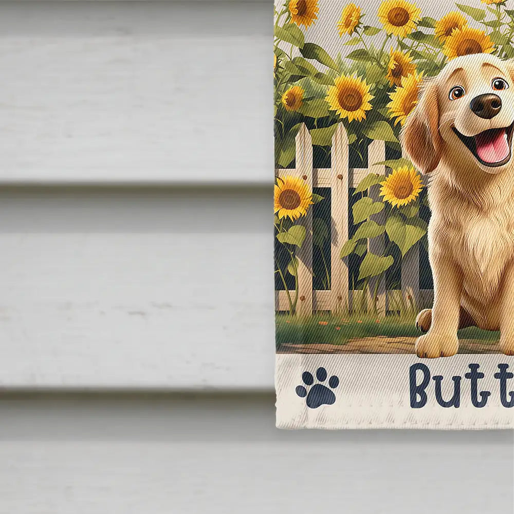 Welcome We Hope You Brought Treats 3D Effect Dogs - Personalized Flag